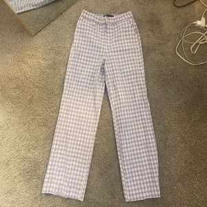 Zara gingham pants